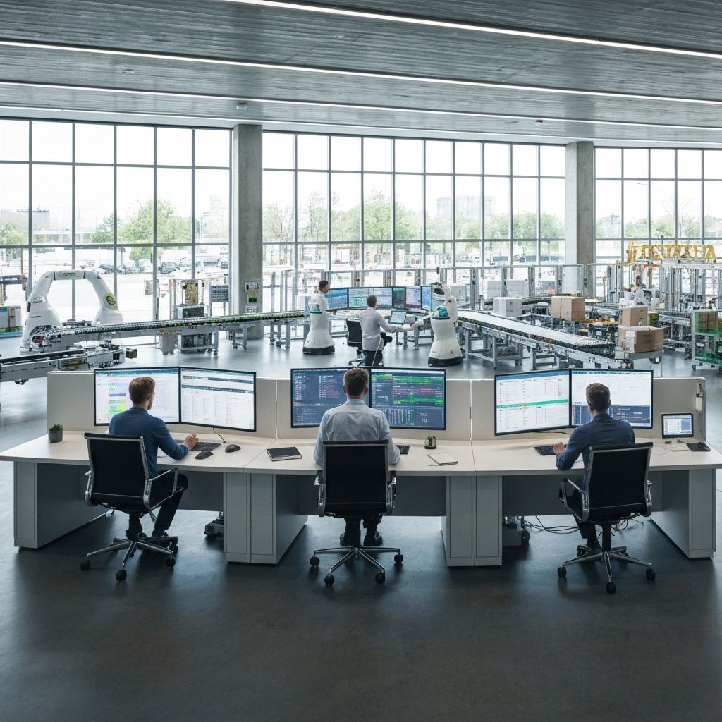 Modern logistics control center